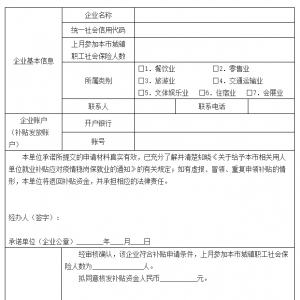 上海市人力資源和社會(huì)保障局 上海市財(cái)政局 上海市商務(wù)委員會(huì) 上海市教育委員會(huì) 上海市交通委員會(huì) 上海市文化和旅游局關(guān)于給予本市相關(guān)用人單位就業(yè)補(bǔ)貼應(yīng)對(duì)疫情穩(wěn)崗保就業(yè)的通知 ...